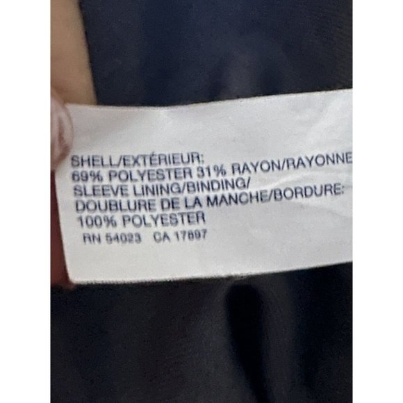 Gap Gray  Jacket with White and Black Lining Inside Of Sleeves Size Medium - Picture 5 of 10